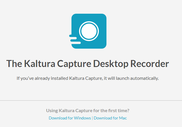 kaltura capture download for windows